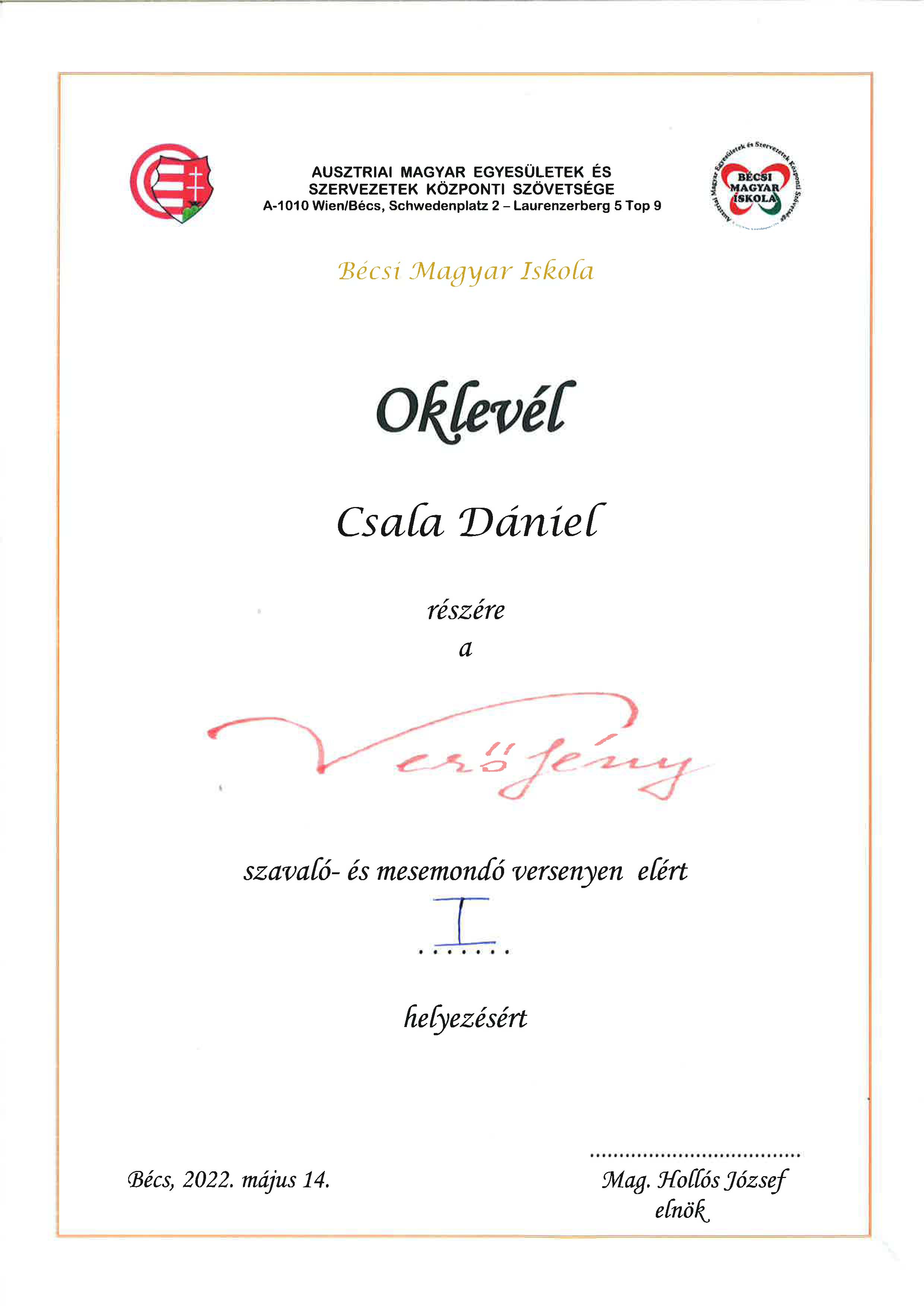 Csala Dániel 1