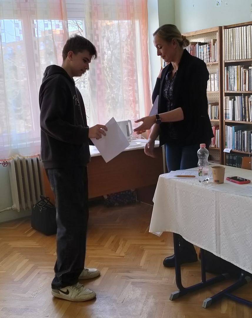 1. Kubička Šimon 2. helyezett