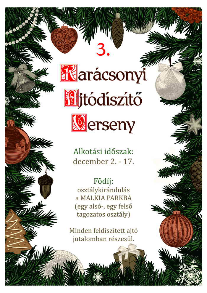 3 karacsonyi ajtodiszito